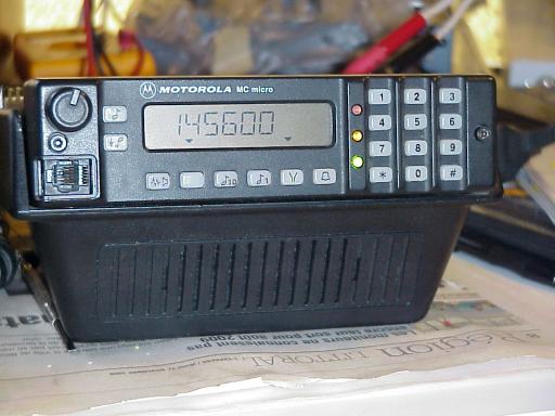 Front panel of the Motorola MC micro